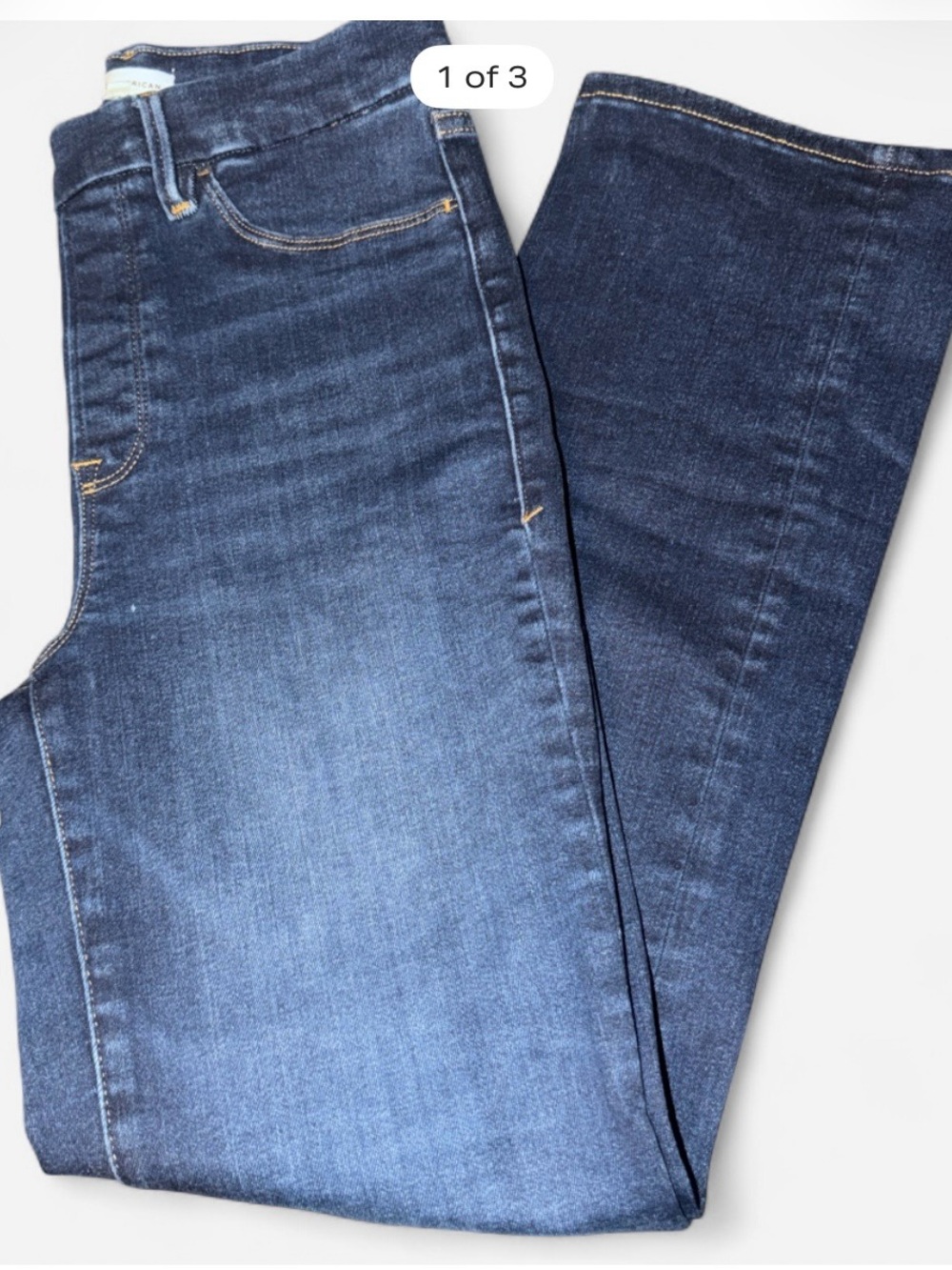 Good American Women's Skinny Jeans in Dark Blue Denim